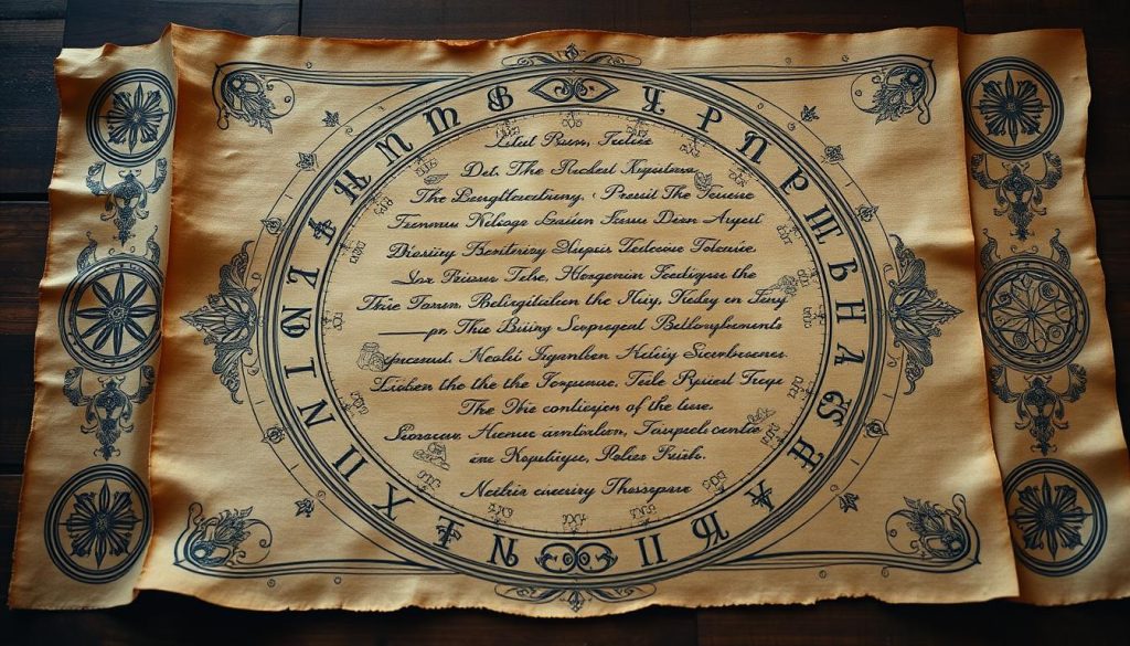A detailed astrological forecast on a vintage parchment scroll, illuminated with intricate zodiac symbols and celestial motifs. The forecast is presented in an elegant, calligraphic style, with a warm, natural lighting capturing the timeless quality of the subject. The composition features a balance between the central forecast and the surrounding decorative elements, creating an atmospheric, editorial-style image that evokes the theme of "Прогнози для знаків зодіаку та поради на день". A detailed astrological forecast on a vintage parchment scroll, illuminated with intricate zodiac symbols and celestial motifs. The forecast is presented in an elegant, calligraphic style, with a warm, natural lighting capturing the timeless quality of the subject. The composition features a balance between the central forecast and the surrounding decorative elements, creating an atmospheric, editorial-style image that evokes the theme of "Прогнози для знаків зодіаку та поради на день".