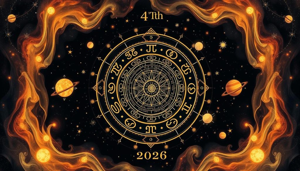 A detailed astrological horoscope for January 4th, 2026, shown as a visually striking illustration. A zodiac wheel dominates the center, encircled by intricate celestial symbols and cosmic motifs. Planets, stars, and nebulae swirl in the deep, ink-black background, creating an atmospheric, mystical ambiance. Soft, warm lighting emanates from the horoscope's focal point, casting an otherworldly glow. The composition is balanced and harmonious, with the horoscope elements arranged in a dynamic, eye-catching layout. The overall mood is one of mysticism, divination, and the allure of the unknown. A detailed astrological horoscope for January 4th, 2026, shown as a visually striking illustration. A zodiac wheel dominates the center, encircled by intricate celestial symbols and cosmic motifs. Planets, stars, and nebulae swirl in the deep, ink-black background, creating an atmospheric, mystical ambiance. Soft, warm lighting emanates from the horoscope's focal point, casting an otherworldly glow. The composition is balanced and harmonious, with the horoscope elements arranged in a dynamic, eye-catching layout. The overall mood is one of mysticism, divination, and the allure of the unknown.