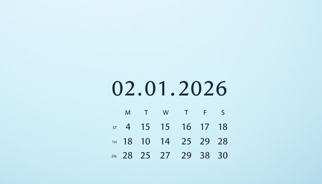 A detailed calendar page for January, featuring a minimalist and clean design. The background showcases a soft, muted blue hue, creating a serene and calming atmosphere. In the foreground, the date "02.01.2026" is prominently displayed, with the days of the week and numerical dates arranged in a grid-like layout. The calendar is accentuated by subtle, elegant lines and a touch of silver or gray accents, adding a refined and modern aesthetic. The overall composition conveys a sense of organization, clarity, and a timeless quality, perfectly suited to illustrate the subject of "Загальна характеристика 02.01.2026". A detailed calendar page for January, featuring a minimalist and clean design. The background showcases a soft, muted blue hue, creating a serene and calming atmosphere. In the foreground, the date "02.01.2026" is prominently displayed, with the days of the week and numerical dates arranged in a grid-like layout. The calendar is accentuated by subtle, elegant lines and a touch of silver or gray accents, adding a refined and modern aesthetic. The overall composition conveys a sense of organization, clarity, and a timeless quality, perfectly suited to illustrate the subject of "Загальна характеристика 02.01.2026".