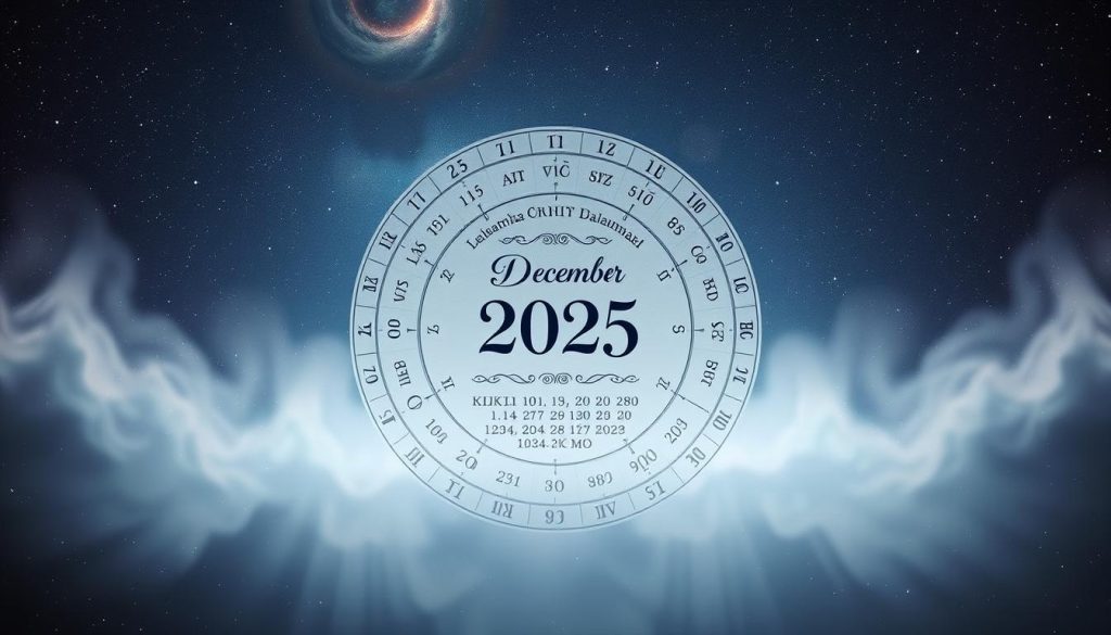 A detailed lunar calendar for December 20th, 2025, displayed against a starry night sky. The calendar features elegant calligraphic Ukrainian text, presenting the astronomical and calendar data for that date. The image is bathed in a soft, ethereal glow, creating a contemplative, mystical atmosphere. The calendar is the focal point, surrounded by a hazy, cosmic background with swirling galaxies and nebulae in the distance. The composition is balanced and symmetrical, with a sense of timelessness and wonder. The overall aesthetic is that of a classically-inspired astrological illustration, designed to complement the article's informative yet visually captivating section on the astronomical and calendar details of December 20th, 2025. A detailed lunar calendar for December 20th, 2025, displayed against a starry night sky. The calendar features elegant calligraphic Ukrainian text, presenting the astronomical and calendar data for that date. The image is bathed in a soft, ethereal glow, creating a contemplative, mystical atmosphere. The calendar is the focal point, surrounded by a hazy, cosmic background with swirling galaxies and nebulae in the distance. The composition is balanced and symmetrical, with a sense of timelessness and wonder. The overall aesthetic is that of a classically-inspired astrological illustration, designed to complement the article's informative yet visually captivating section on the astronomical and calendar details of December 20th, 2025.